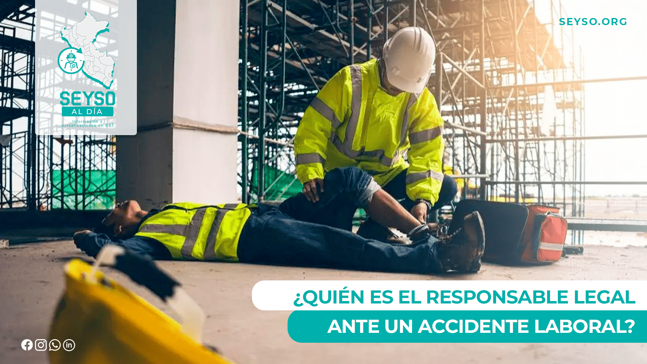 ¿Quién es el responsable legal ante un accidente laboral?