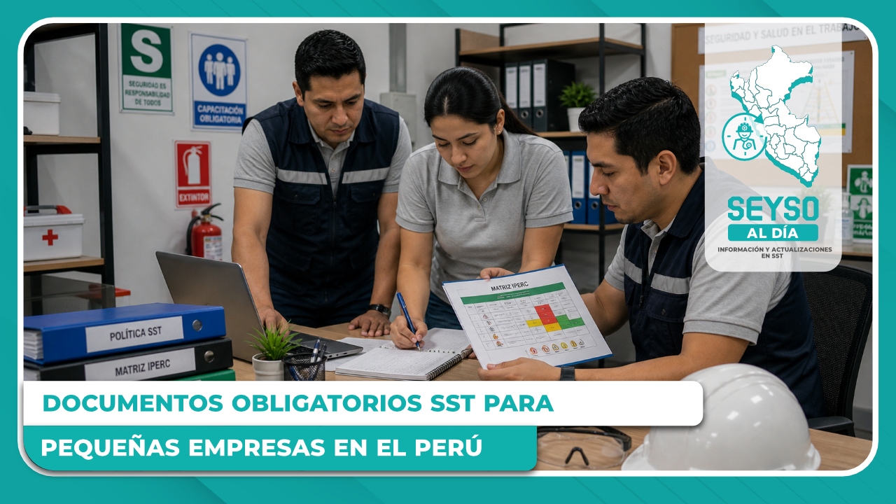Documentos obligatorios SST para pequeñas empresas en Perú