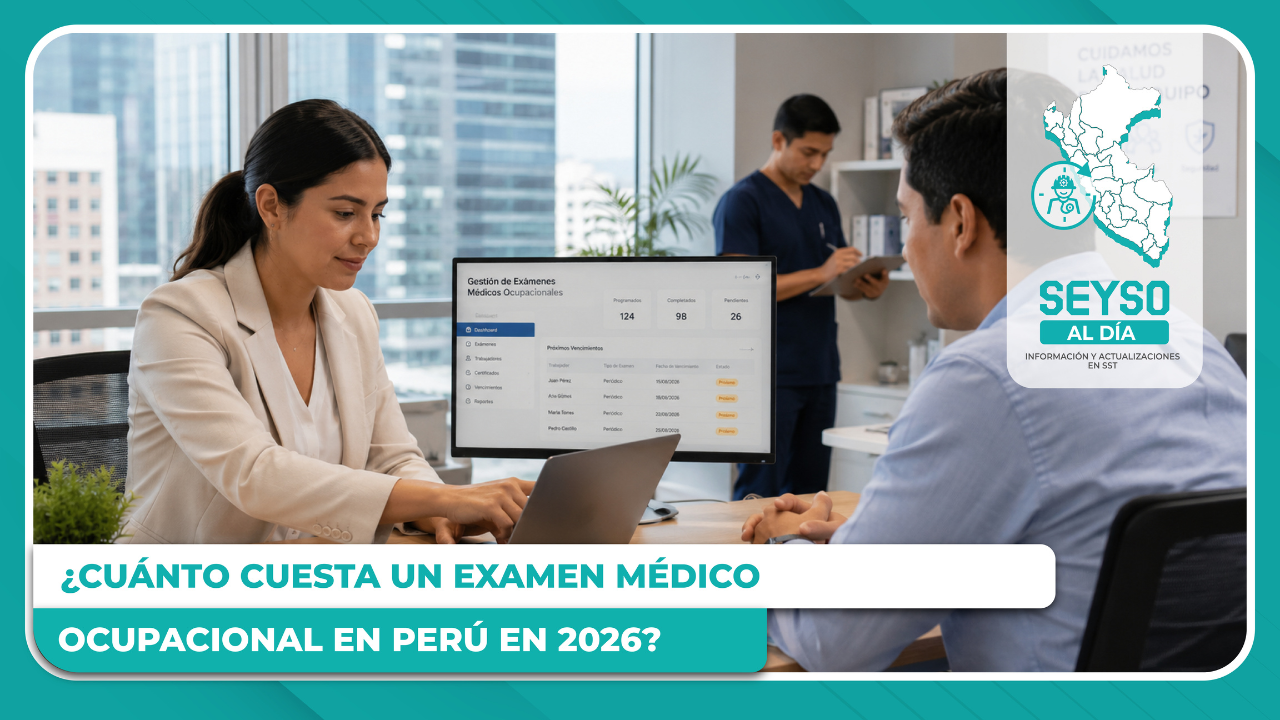 ¿Cuánto cuesta un examen médico ocupacional en Perú en 2026?
