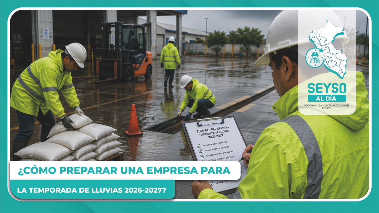 ¿Cómo preparar una empresa para la temporada de lluvias 2026-2027?