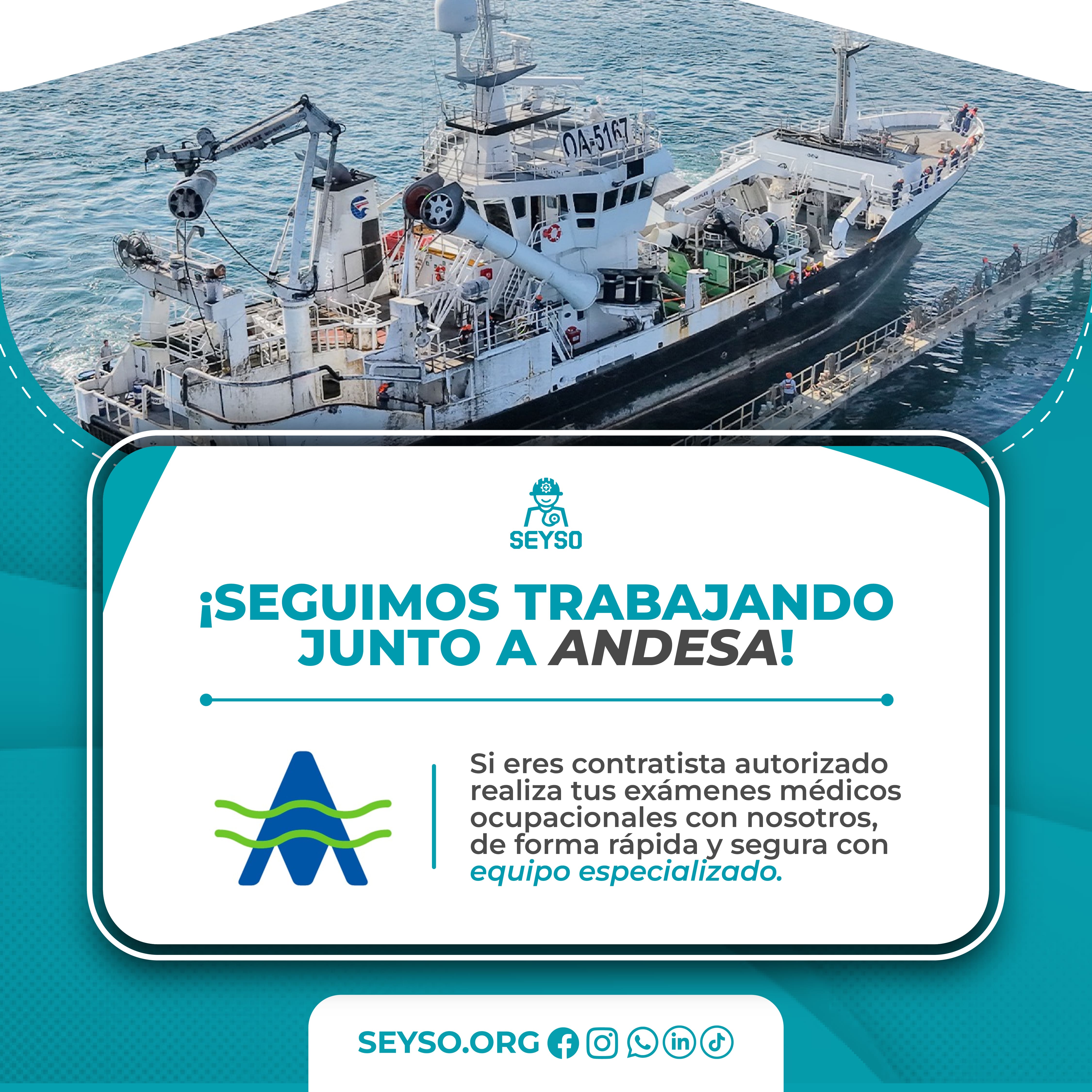 Homologación Homologados con ANDESA — SEYSO